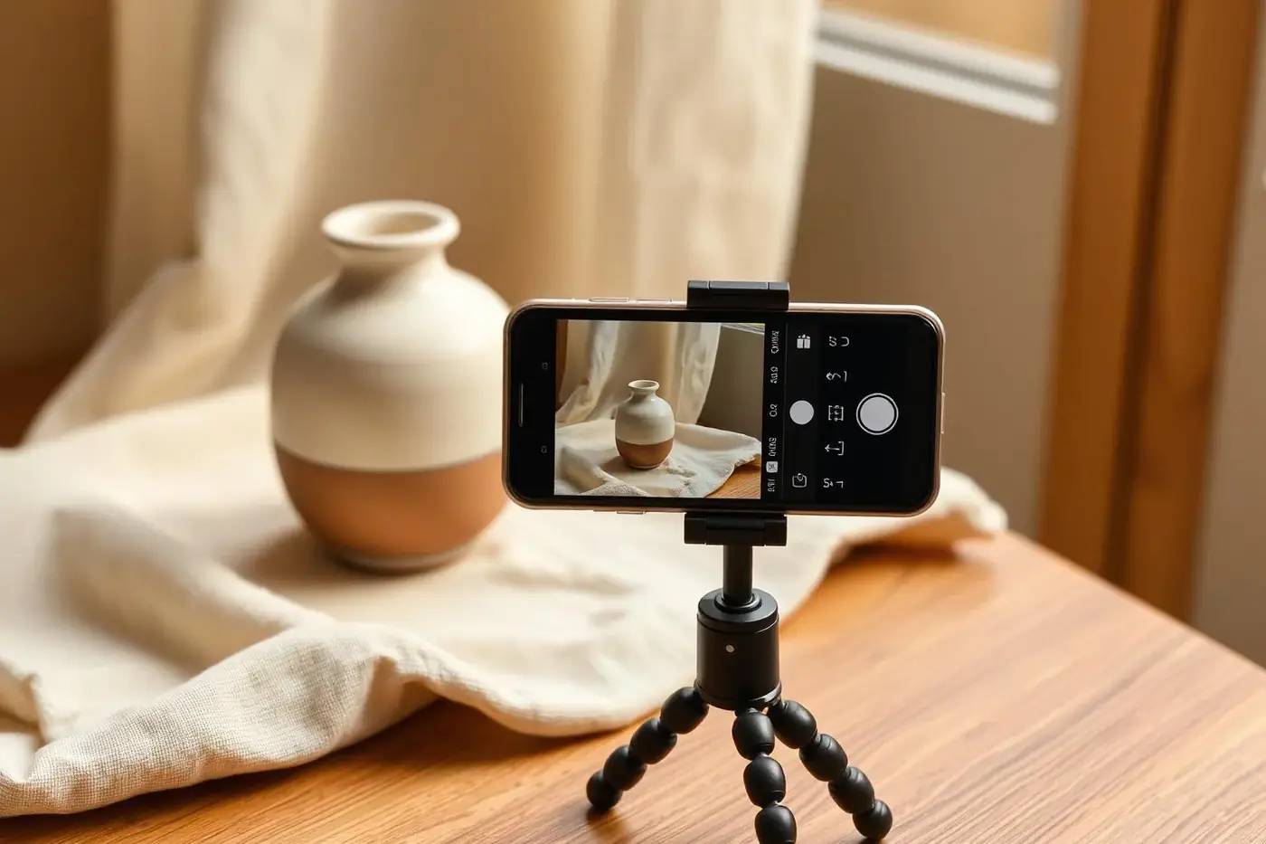 Snemanje videoposnetka ročno izdelanega izdelka za YouTube in TikTok
